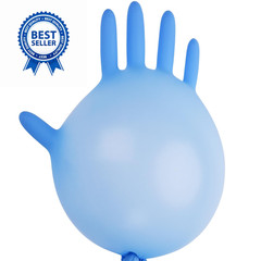 TitanFlex Nitrile Exam Gloves, Blue, Medium (Pack of 100), Blue(medium 100)