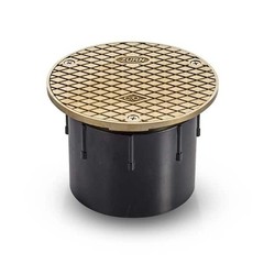 ZURN CO2450-AB4 4″ ABS Adjustable Floor Cleanout For Foot Traffic Applications