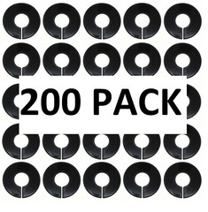 Black Round Plastic Blank Rack Size Dividers – Multi-Pack