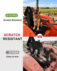 UV-Resistant Black Seat Cover for Kubota L3902 | L3302 | Easy Installation