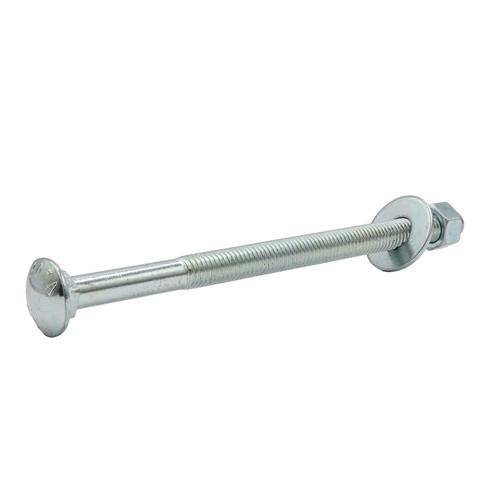 3/8″-16 x 7″ Zinc Carriage Bolt Kit w/ Nuts, Partial Thread – Qty 25
