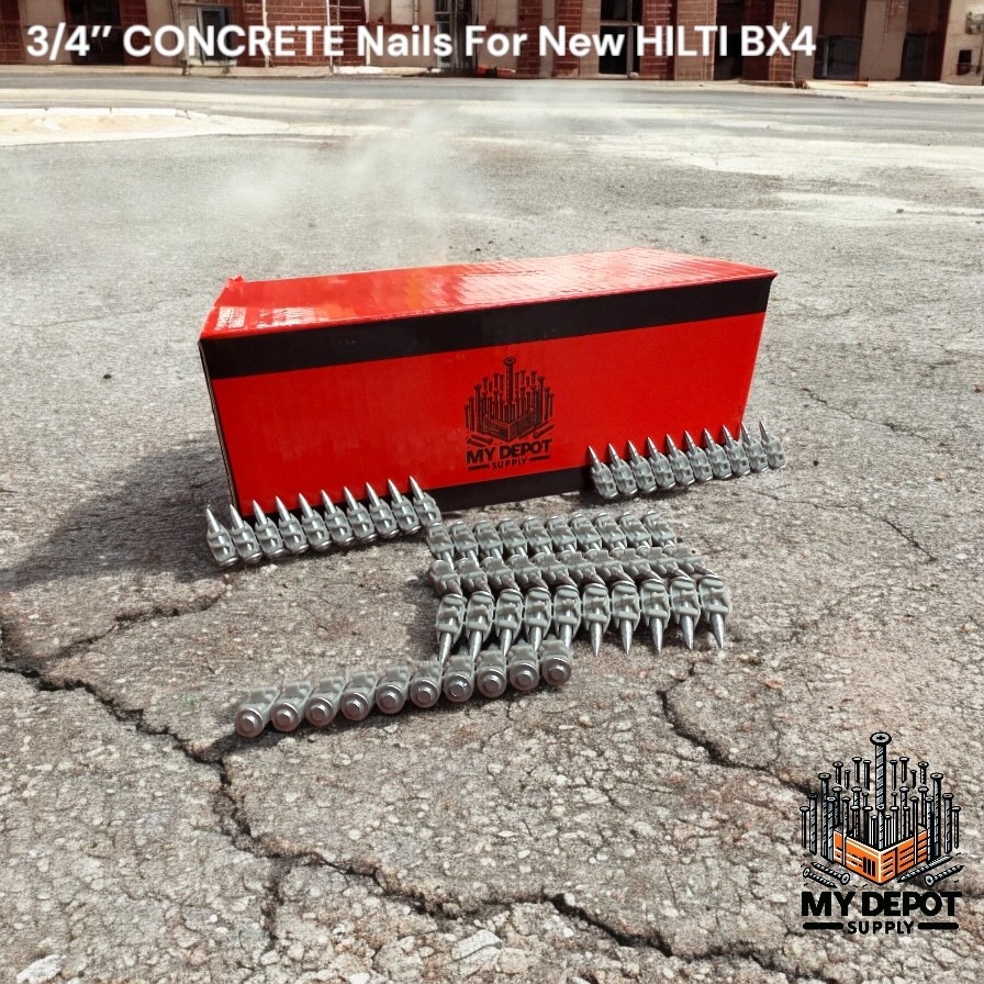 1000x 3/4’’ CONCRETE Nails for Hilti BX4 – NAILS FOR BX4 19mm