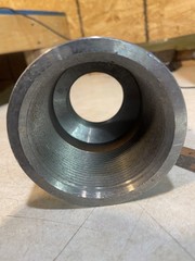 Reducing Coupling: Forged Steel, 3 in x 2 in Female NPT x Female NPT (N3)