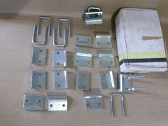 New Box of 16 B-Line Systems B-441-22 Zinc Plated Beam Clamp AK