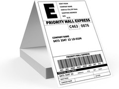 100 4×6 Thermal Labels 100/Stack, Shipping Thermal Labels 4×6 Fanfold Compati…