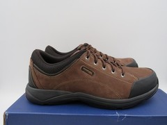 Rockport Men’s Chranson Walking Shoes 12 Wide Dark Brown/Black NEW