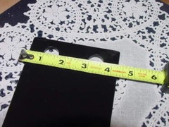 Steel Plate 4″ X 8.250″ X 0.190 ” Pre-Drilled 4 Holes, Primed and Painted Black