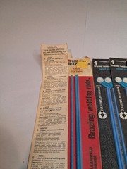 Large lot of Nickel Silver Brazing / Welding Rods