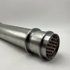 15.5″ Shell and Tube Heat Exchanger Stainless Steel 32 Copper Tube Liquid Cooler