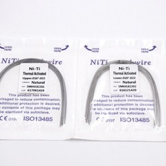 Dental Ortho Thermal Activated Niti Arch Wire Rectangular Ovoid/Square/Natural
