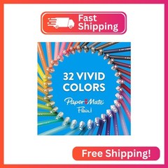 Paper Mate Flair Felt Tip Pens, Medium Point (0.7mm), Black, 4 Count