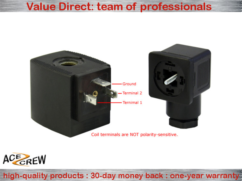 Solenoid Coil 110V-120V AC Ace Crew Brass Normally Open Electric Valve 1/4″-3/8″