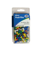Allary Push Pins, Assorted Colors, 150 Count – Office, School & Home Use- 2pk