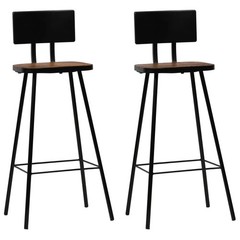 Bar Table and Chair Set Dining Table Set 3 Piece Solid Reclaimed Wood vidaXL