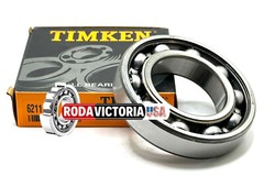 TIMKEN 6211 C3 DEEP GROOVE BALL BEARING, OPEN SEALS 55x100x21mm