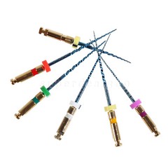 6pcs Dental Endo treatment Root Canal Engine Hand Use NiTi Rotary Files 25MM