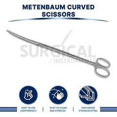 Metzenbaum Scissors 11″ Curved Stainless Steel Surgical Instrument German Grade