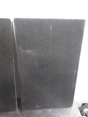 **LOT OF 5** EXPRESSLY & NBSP; HUBERT GRANITILES FULL SIZE BLACK TILE for buffet