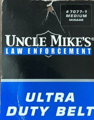 Uncle Mike’s Mirage Ultra Duty Belt, Law Enforcement, Medium 7077-1