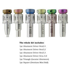Dental Implant Multi-unit Locator Abutment Driver Screwdriver Mini Ball Hiossen