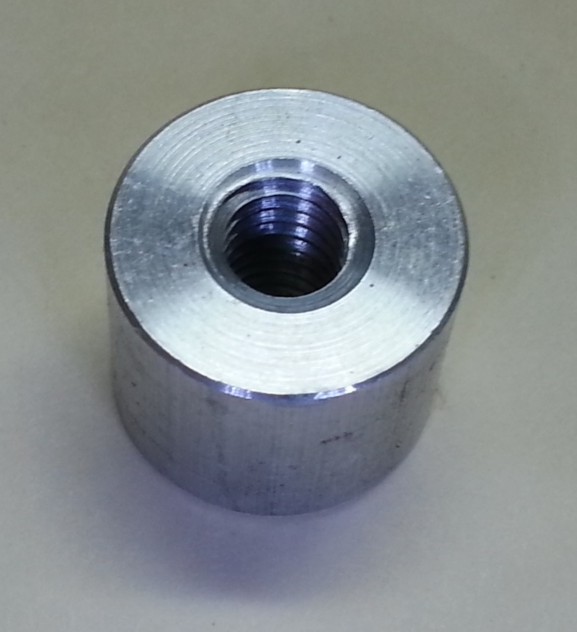 4 pc M6 X 1 THREADED WELD BUNGS Stand-Off .625 long BILLET ALUMINUM USA MADE