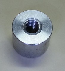 4 pc M6 X 1 THREADED WELD BUNGS Stand-Off .625 long BILLET ALUMINUM USA MADE