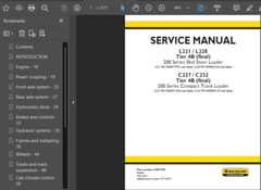 NEW HOLLAND C227 COMPACT TRACK LOADER MANUAL SERVICE REPAIR SHOP ENGINE PDF USB