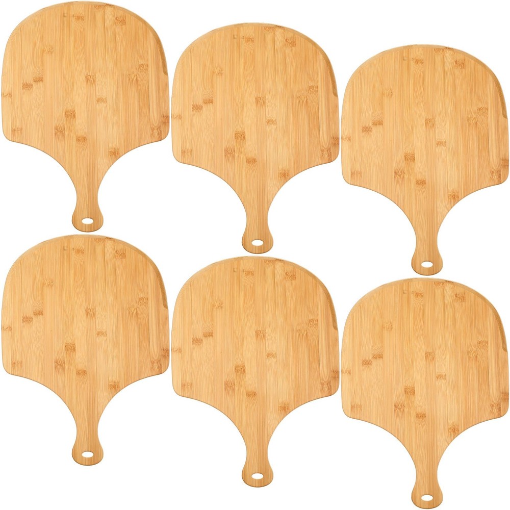 Norme 6 Pcs Bamboo Pizza Peel Set, 16.5 x 12 Inch, as the picture shown