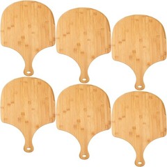 Norme 6 Pcs Bamboo Pizza Peel Set, 16.5 x 12 Inch, as the picture shown