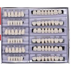 10Boxes Dental Acrylic Resin Denture 22#A2 Full Sets Teeth Upper Lower Shade USA