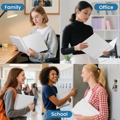 Moisture-Resistant 1 Inch Three Ring Binder – Effortless Document Management