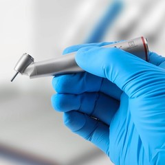 Dental 45 Degree 1:4.2 Increasing Electric Contra Angle Fiber Optic Handpiece