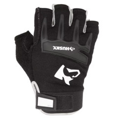 Medium Fingerless Gloves Husky Neoprene Flex Stretch Knuckle Comfort Wrist Strap