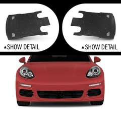 Under Engine Radiator Splash Shield Cover, Black