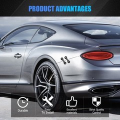 Quick Release, Car Clips, Quick Release Trunk Front Rear Holder K Color: Black