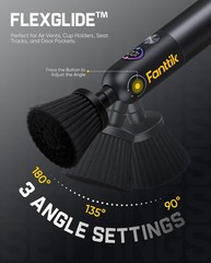 Fanttik Flip G10 Nano AutoCare Cordless Electric Car Interior Detailing Black