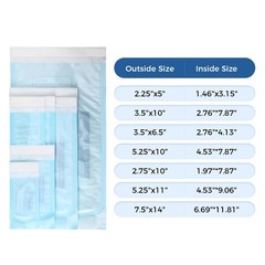 200pcs/Box Self-sealing Sterilization Autoclave Pouches Bags