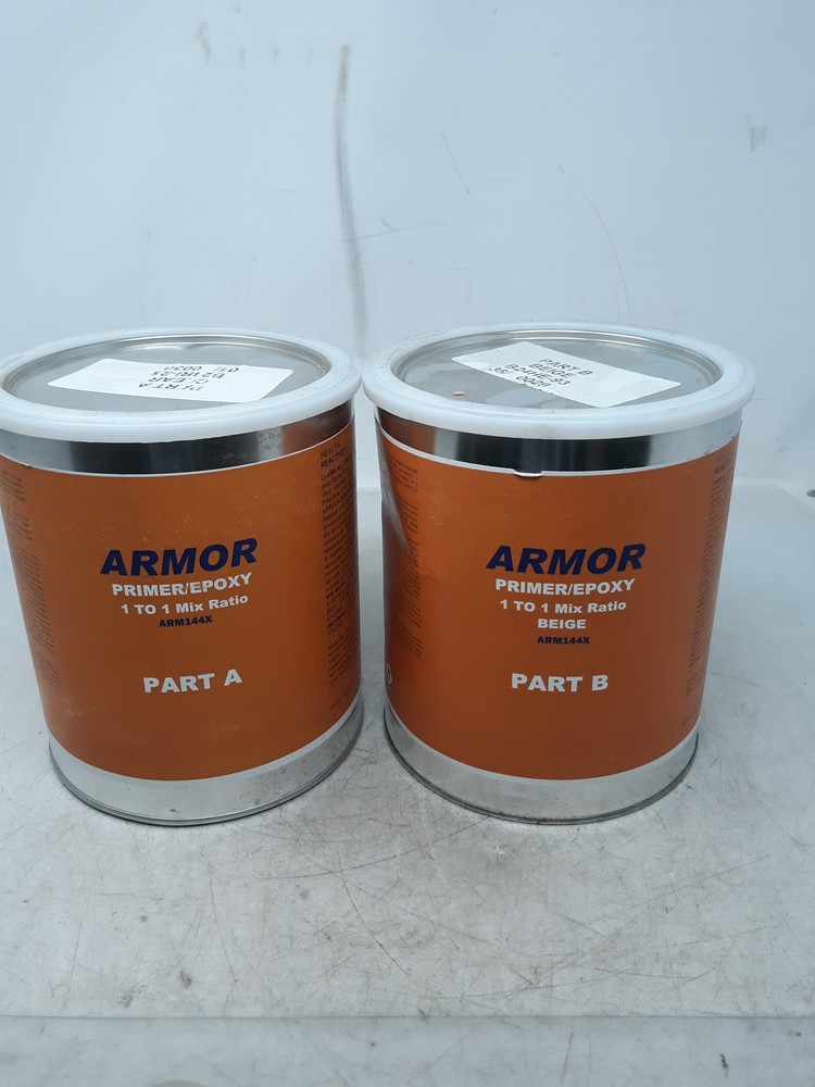 Armor Epoxy Primer ARM144X – 2-Part Solvent-Based Coating | Clear/Beige | 1 Gal