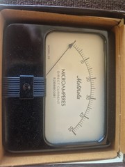 Vintage Simpson Model 29 DC Milliamperes Analog Panel Meter Untested