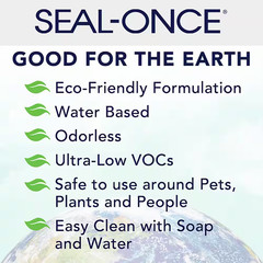 MARINE GRADE 5 Gal. Clear Premium Water-Based Waterproofing Exterior Wood Sealer