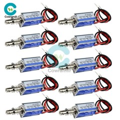 1-10PCS DC 6V 300mA 5N/10mm JF-0530B Pull Push Type DC Solenoid ElectroMagnet