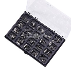 AZDENT Dental Orthodontic Bands with Buccal Tube 1st Molar Roth/MBT 022″ 16#-35#