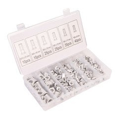 Flat Head Thread Insert Nut Metric Rivet Nut Assorment Kit M3 M4 M5 M6 M8 M10