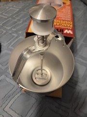 Winco Pro Aluminum Pancake Dispenser APCD-6 5.5lbs 2.5 Quart Capacity 10 Gauge