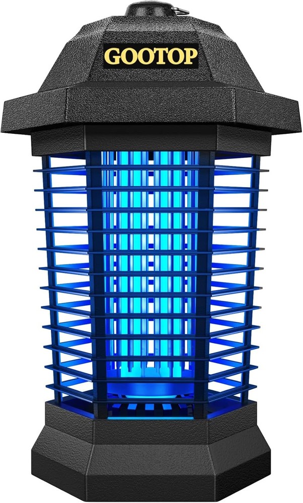 GOOTOP Bug Zapper Outdoor, Mosquito Zapper, 3 Prong Plug in Electric Fly Zapper