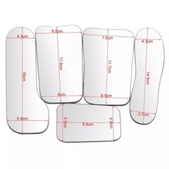 Dental Orthodontic Mouth Mirror IntraOral Photo Contrast Background Reflector