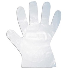 5000pcs Clear Poly Disposable Gloves One Size All Purpose Food Handling Safe