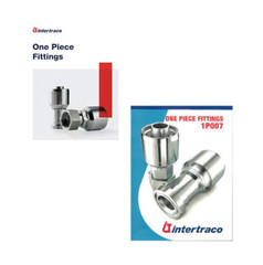 10 PK MP-08-08, 1/2″ Hose x 1/2″ NPTF Male Pipe Hydraulic Hose Fittings HY