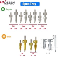 Hiossen/Nobel/Straumann Dental Implant Posts Healing & Locator Abutments Caps