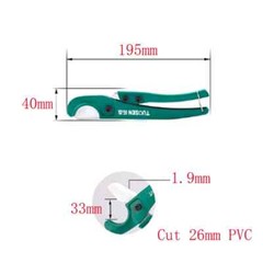 PVC Pipe Hose Rubber Cutter Tubing 1/8″- 1.25 ” O.D. PPR HVAC ABS Plastic Plumbe